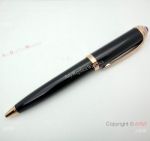 Best Copy Cartier Roadster de Ballpoint Pen Rose Gold and Black